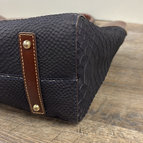 Dooney & Bourke Leather Logo Lock Shoulder Bag - Picture 7 of 16